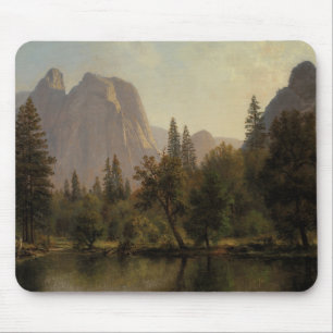 Alfombrilla De Ratón Rocas de la Catedral, Valle Yosemite Albert Bierst
