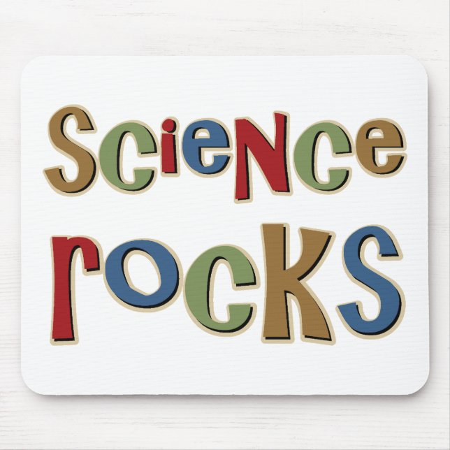 Alfombrilla De Ratón Rocas de la ciencia (Frente)