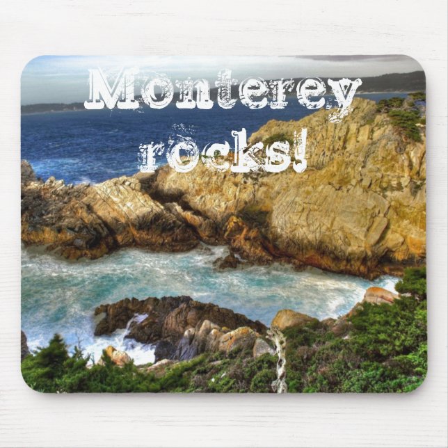 Alfombrilla De Ratón ¡Rocas de Monterey! (Frente)