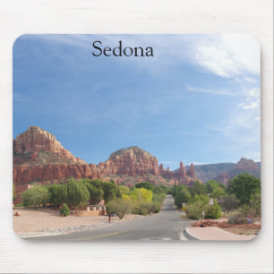 Alfombrilla De Ratón rocas rojas de Sedona