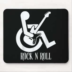 Alfombrilla De Ratón Rock And Roll Handicap Parking Gracioso Guit Acúst