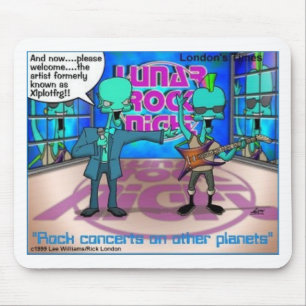 Alfombrilla De Ratón Rock Bands On Other Planets Funny Gifts & Tees