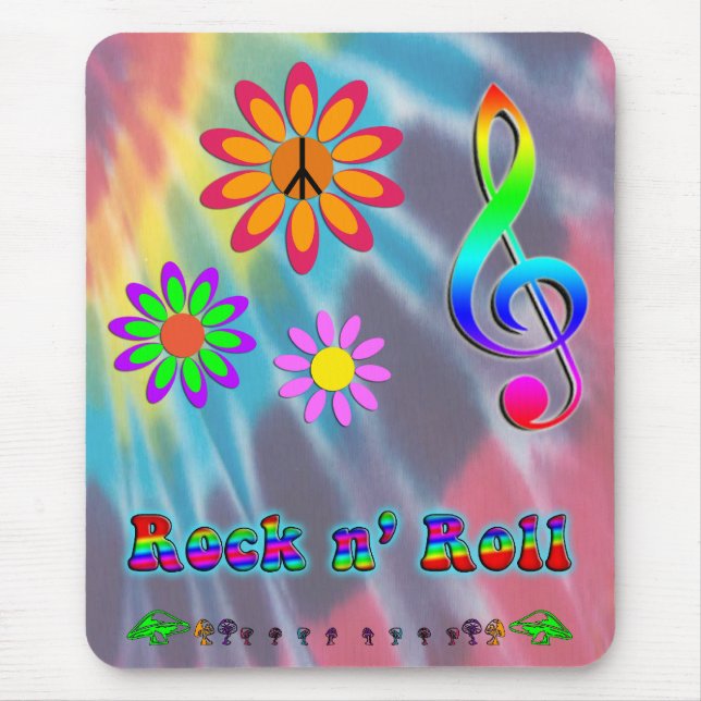 Alfombrilla De Ratón Rock n' Roll (Frente)