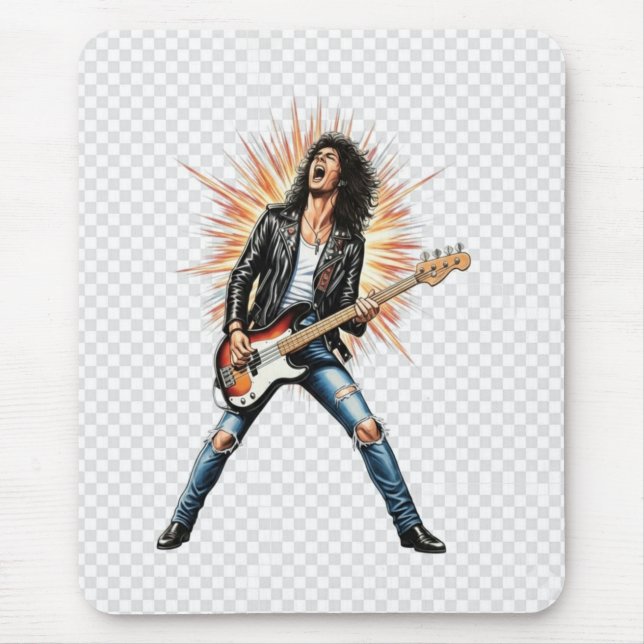 Alfombrilla De Ratón Rock star mousepad (Frente)