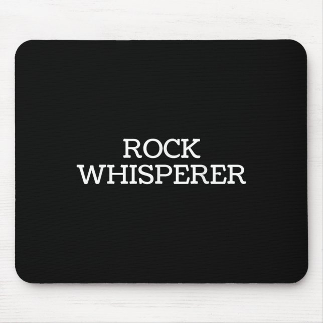 Alfombrilla De Ratón Rock Whisperer - Funny Geologist Stone Rock Collec (Frente)