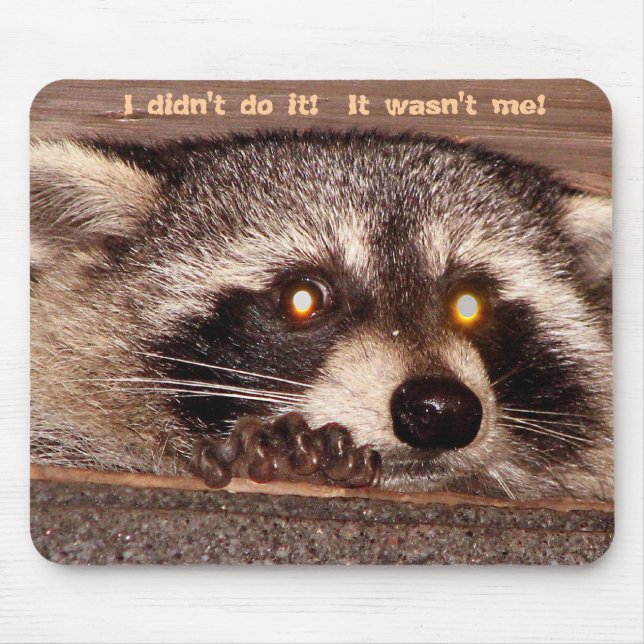 Alfombrilla De Ratón ¡Rocky, no lo hice!  ¡No era yo! (Frente)