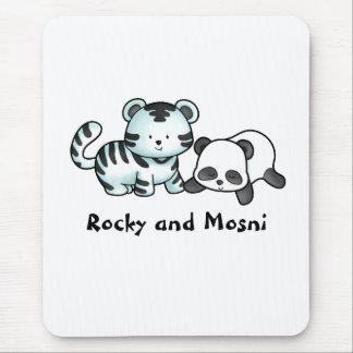 Alfombrilla De Ratón Rocky y Mosni