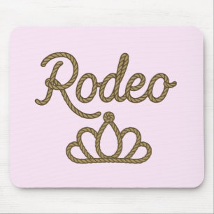 Alfombrilla De Ratón Rodeo Reina País Occidental Corona Tiara