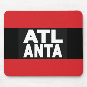 Alfombrilla De Ratón Rojo de Atlanta 2