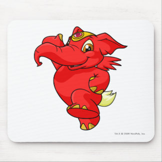Alfombrilla De Ratón Rojo de Elephante