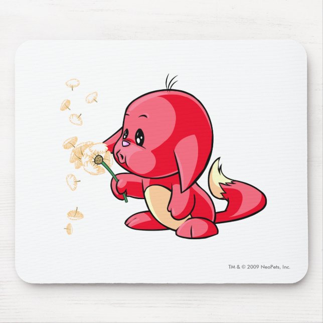 Alfombrilla De Ratón Rojo de Kacheek (Frente)