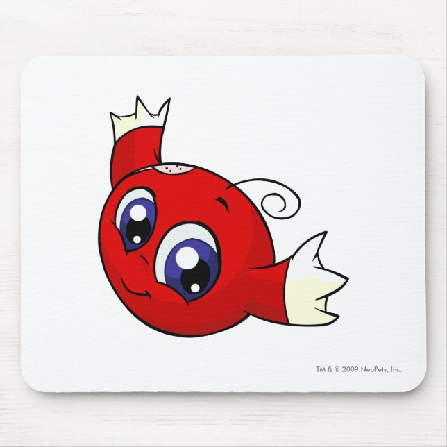 Alfombrilla De Ratón Rojo de Kiko (Frente)