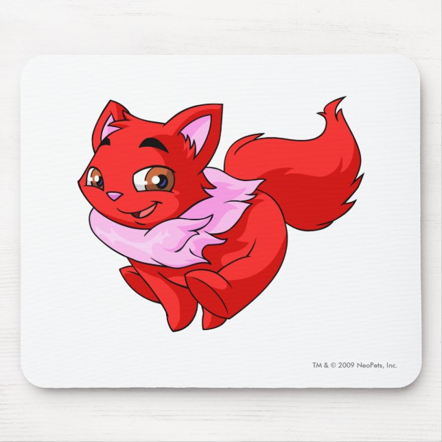 Alfombrilla De Ratón Rojo de Wocky (Frente)