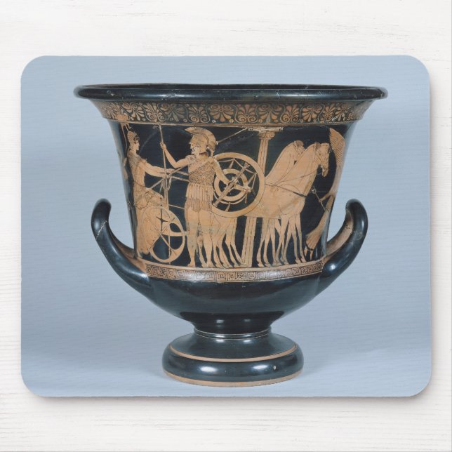 Alfombrilla De Ratón Rojo-figura krater del ático del kalyx (Frente)