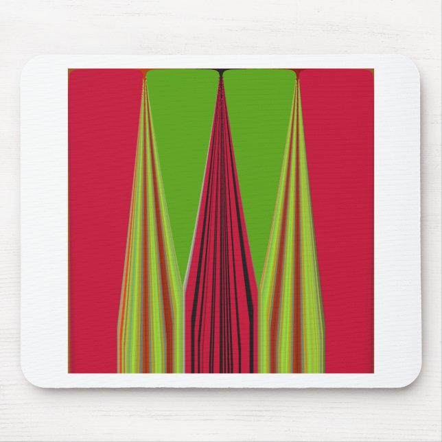 ALFOMBRILLA DE RATÓN ROJO ORO VERDE (Frente)