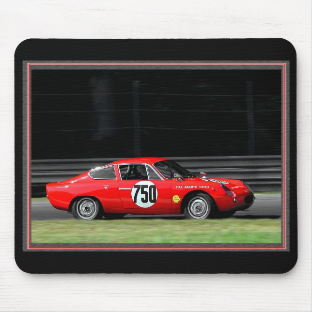 Alfombrilla De Ratón Rojo rodante (Frente)