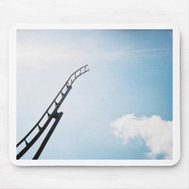 Alfombrilla De Ratón Roller coaster quebrado (Frente)