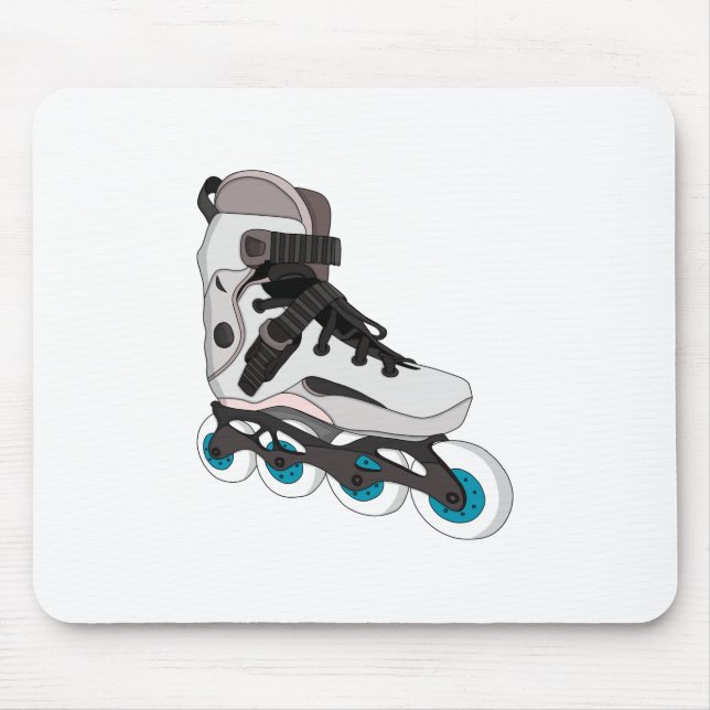 Alfombrilla De Ratón Rollerblade Rollerskates Inline Skates Art (Frente)