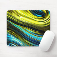 Rollo de seda y satén abstracto azul y dorado