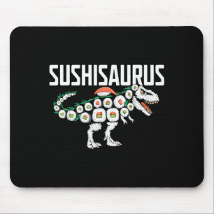 Alfombrilla De Ratón Rollo de Sushi Dinosaurio T-rex Comida Japonesa Di
