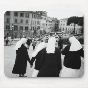 Alfombrilla De Ratón Roma Italia, ¡Patrulla de monjas! (NR)