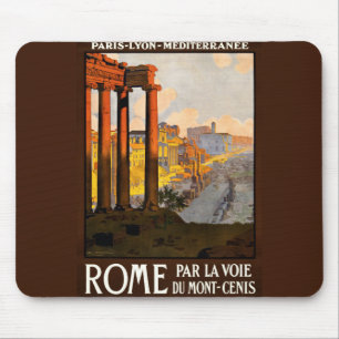 Alfombrilla De Ratón Roma vintage - Viaje a Italia