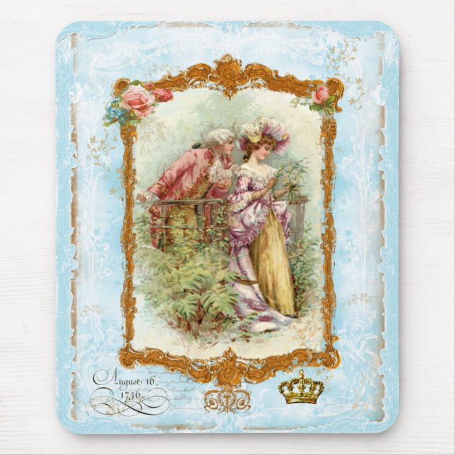 Alfombrilla De Ratón Romance en el Air Marie Antoinette Mousepad (Frente)