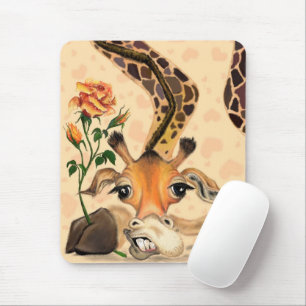 Alfombrilla De Ratón Romántica Giraffe Mouse Pad Gentleman Playeman