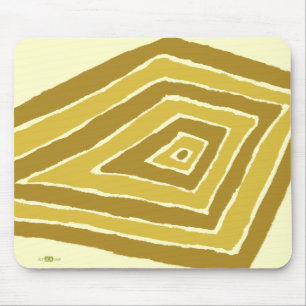 Alfombrilla De Ratón Romboidal Amarillo. Mousepad