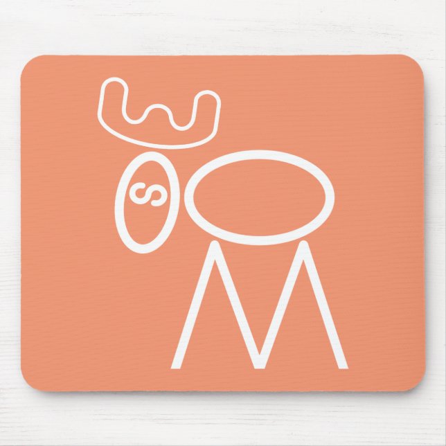 Alfombrilla De Ratón Rompecabezas Mousepad de los alces (Frente)