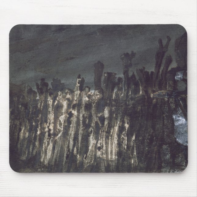 Alfombrilla De Ratón Rompeolas en jersey (Frente)