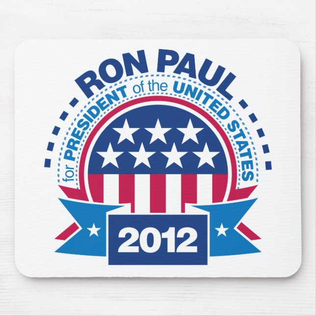Alfombrilla De Ratón Ron Paul para el presidente 2012 (Frente)