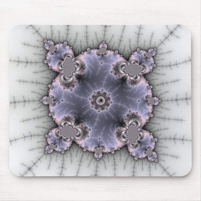 Alfombrilla De Ratón Ronda Mandelbrot - Fractal Mousepad (Frente)