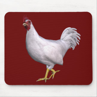 Alfombrilla De Ratón Rooster blanco