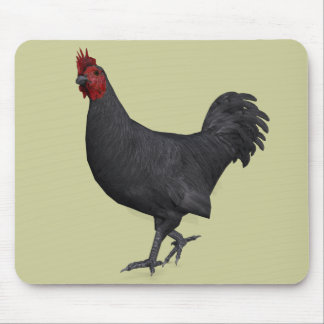 Alfombrilla De Ratón Rooster negro