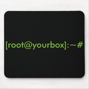 Alfombrilla De Ratón [root@yourbox]: cojín de ratón del ~#