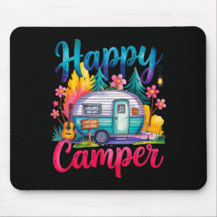 Alfombrilla De Ratón Ropa de camping divertida para campistas felices t
