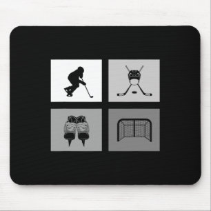 Alfombrilla De Ratón Ropa de hockey - Regalo de jugador de hockey sobre