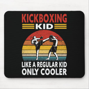Alfombrilla De Ratón Ropa de Kickboxer Divertido Niño - Kickboxing de N