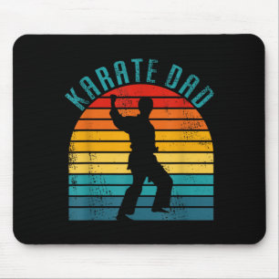 Alfombrilla De Ratón Ropa de Papá de Karate Retro - Papá de Karate Vint