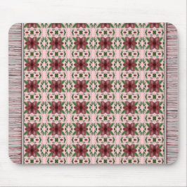 Alfombrilla De Ratón Ropa de ratón rosa de frambuesa florida