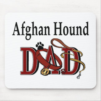 Alfombrilla De Ratón Ropa de regalo para papá de Afghan Hound