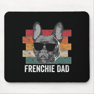 Alfombrilla De Ratón Ropa Retro de Papá French Bulldog para Hombres y N