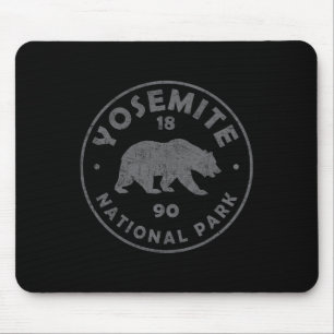 Alfombrilla De Ratón Ropa Retro Yosemite Parque Nacional Us Recuerdo Vi