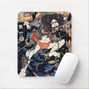 Alfombrilla De Ratón Rori Hakucho Chojun de Utagawa Kuniyoshi
