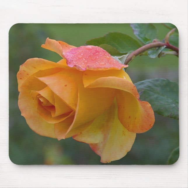 Alfombrilla De Ratón Rosa amarillo (Frente)