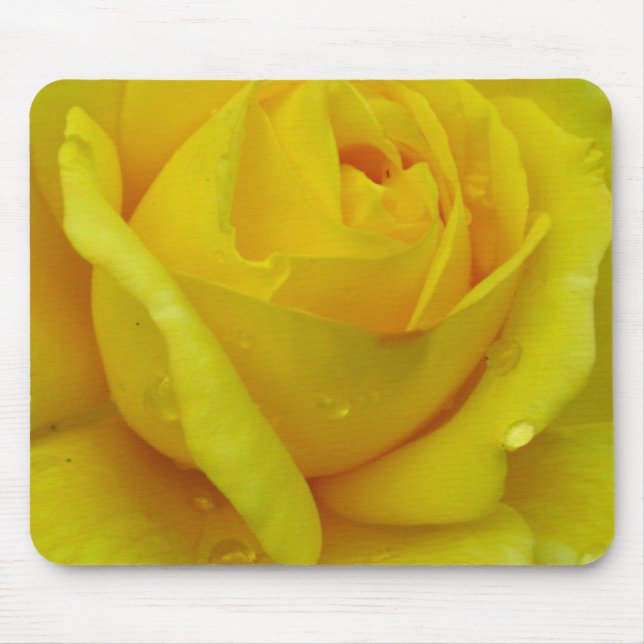 Alfombrilla De Ratón Rosa amarillo (Frente)
