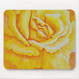 Alfombrilla De Ratón Rosa amarillo