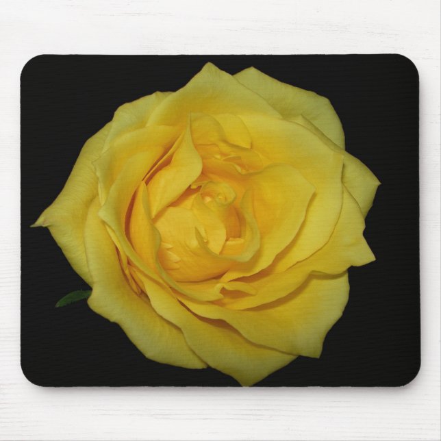 Alfombrilla De Ratón Rosa amarillo Mousepad (Frente)