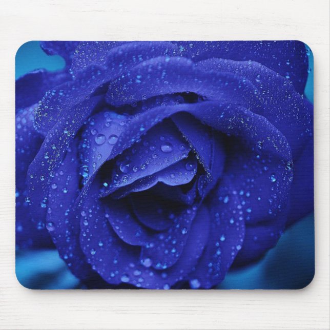 Alfombrilla De Ratón Rosa azul (Frente)